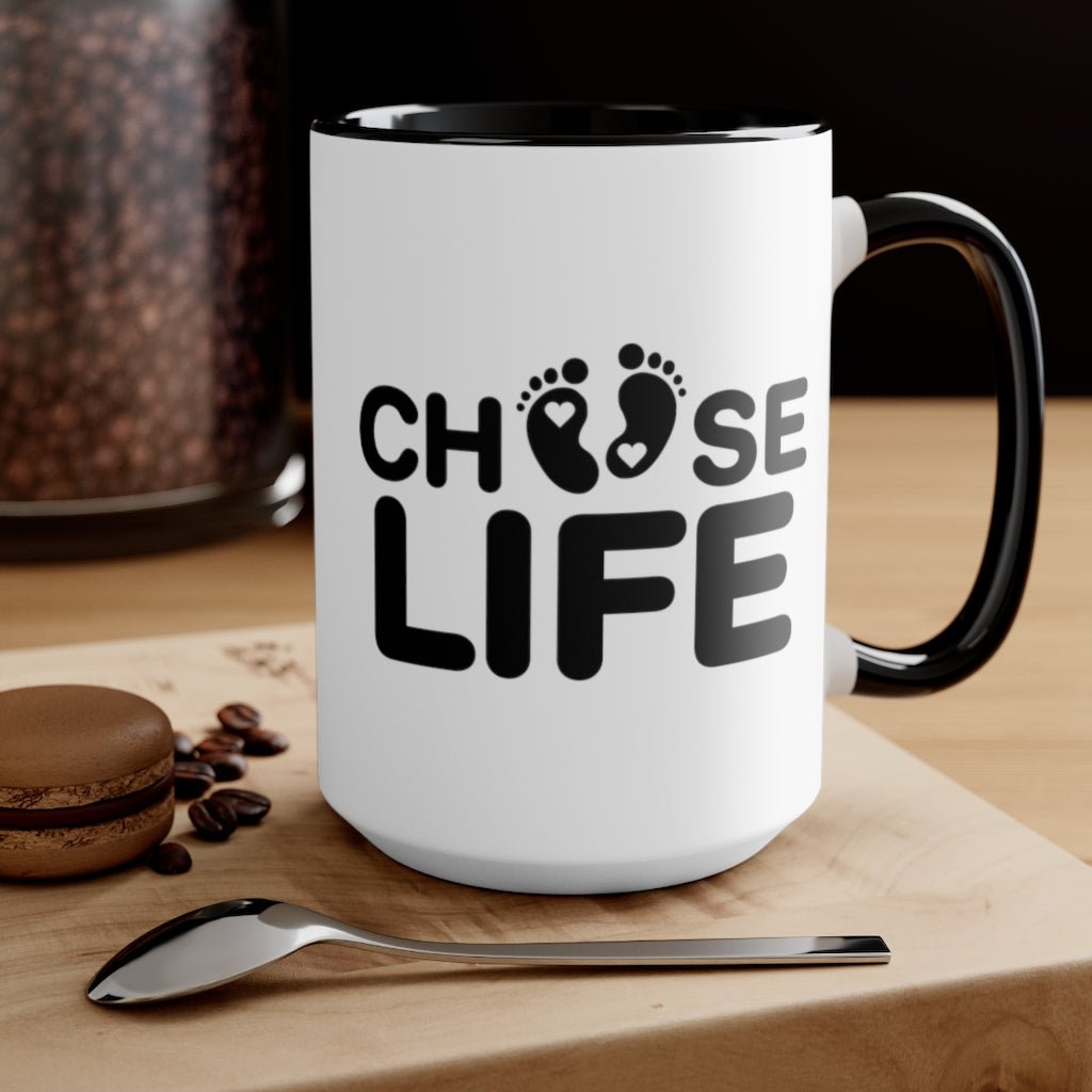 Choose Life Mug (2 sizes, 3 colors) - PatriotDepot.com