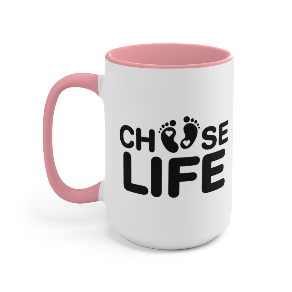 Choose Life Mug (2 sizes, 3 colors) - PatriotDepot.com