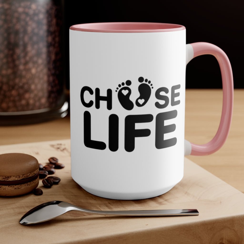 Choose Life Mug (2 sizes, 3 colors) - PatriotDepot.com