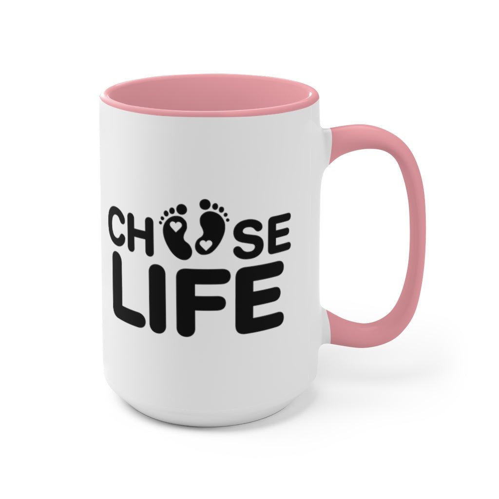 Choose Life Mug (2 sizes, 3 colors) - PatriotDepot.com