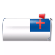 Christian Flag Mailbox Cover Magnet - PatriotDepot.com