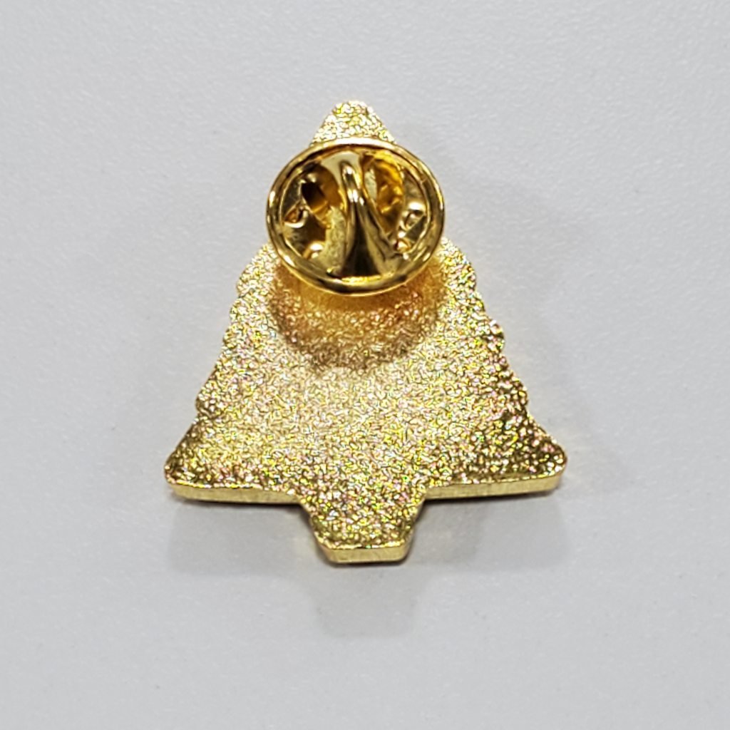 Christmas Tree Pin with Rhinestones Lapel Pin - PatriotDepot.com