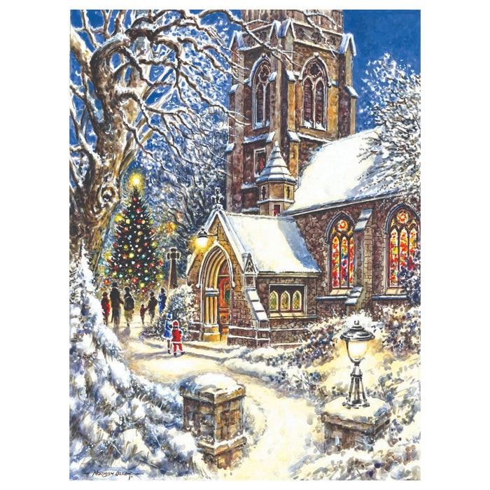 Church in the Snow 1000 Piece Puzzle