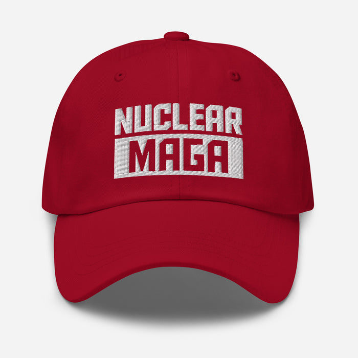 Nuclear MAGA Embroidered Hat