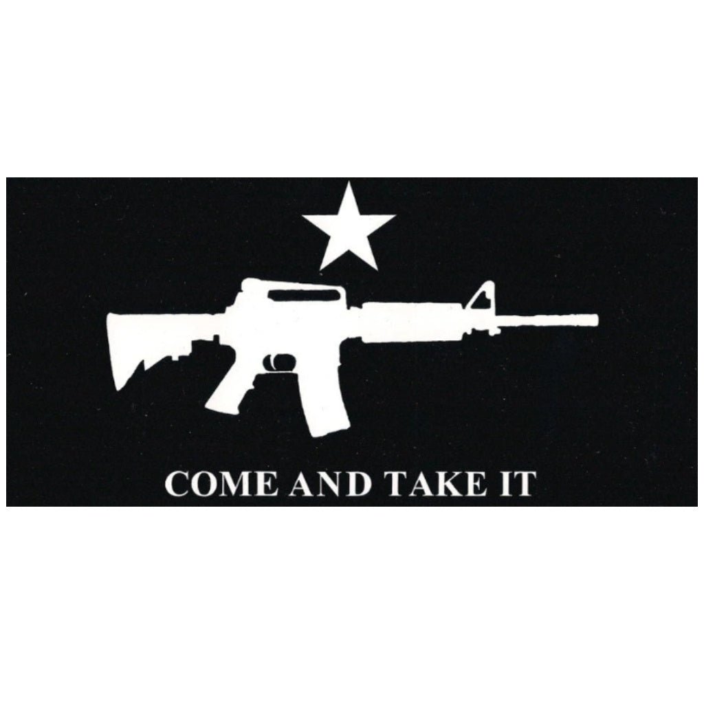 Come and Take It (Texas Star) Bumper Sticker - PatriotDepot.com