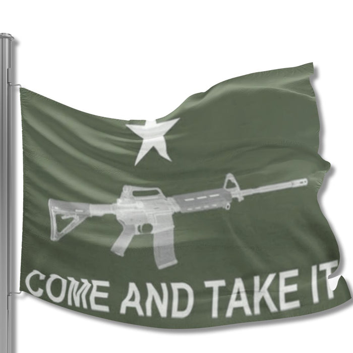 Come and Take It 3'x5' Flag (Olive Drab)