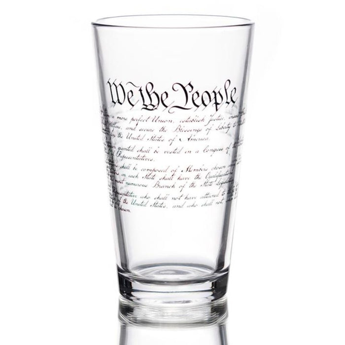 U.S. Constitution Pint Glass (Made In USA)