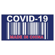 COVID - 19 Made in China Bumper Sticker - PatriotDepot.com