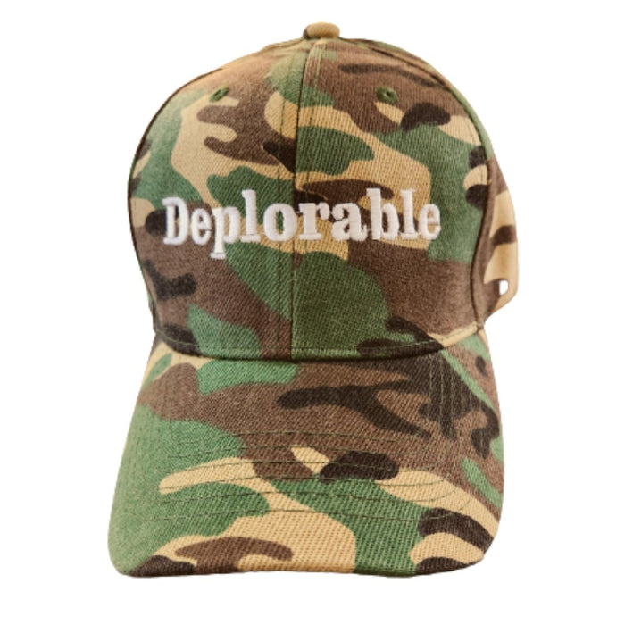 Deplorable Custom Embroidered Hat (Camo)