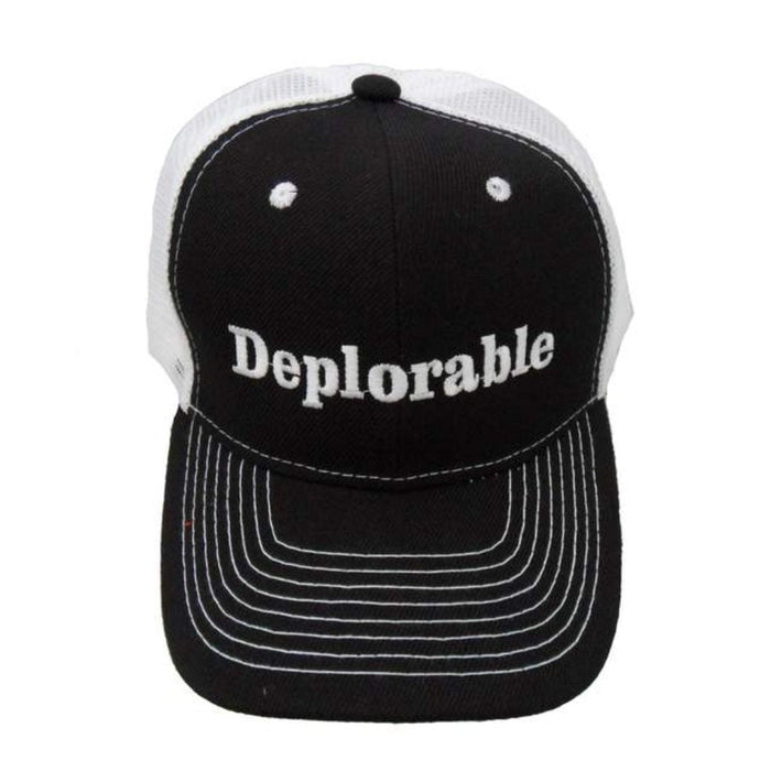 Deplorable Custom Embroidered Trucker Style Hat