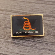 Don't Tread on Me Lapel Pin (Black) - PatriotDepot.com