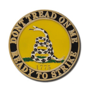Don't Tread on Me, Ready to Strike Lapel Pin - PatriotDepot.com