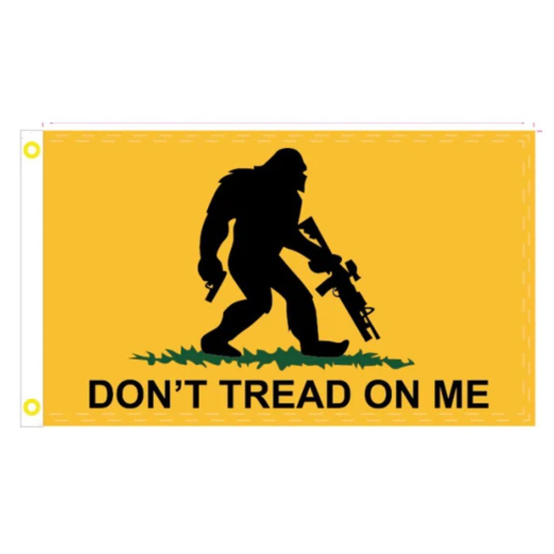 DTOM Sasquatch Gadsden 2A 3'x5' Flag - PatriotDepot.com