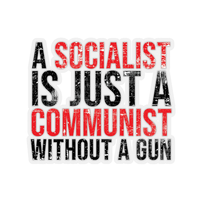 Socialist Kiss-Cut Stickers (4 sizes)