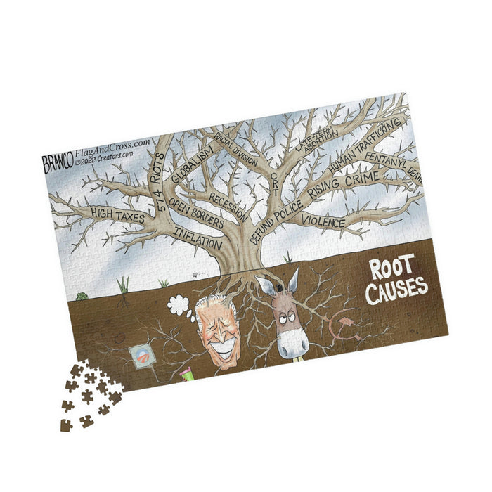 A.F. Branco Cartoon "Root Causes" Puzzle (1014 pieces)