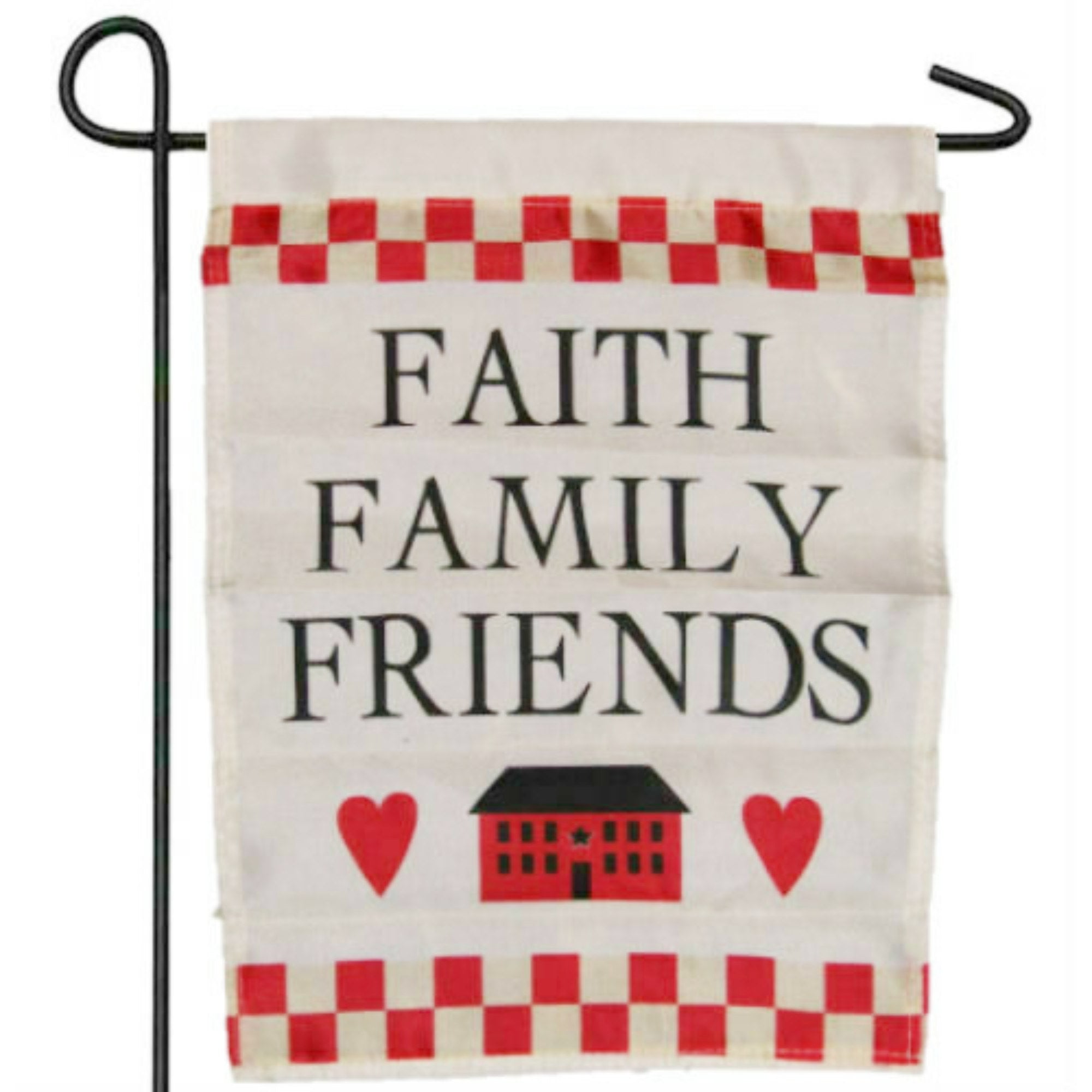 Faith Family Friends 12"x18" Garden Flag - PatriotDepot.com