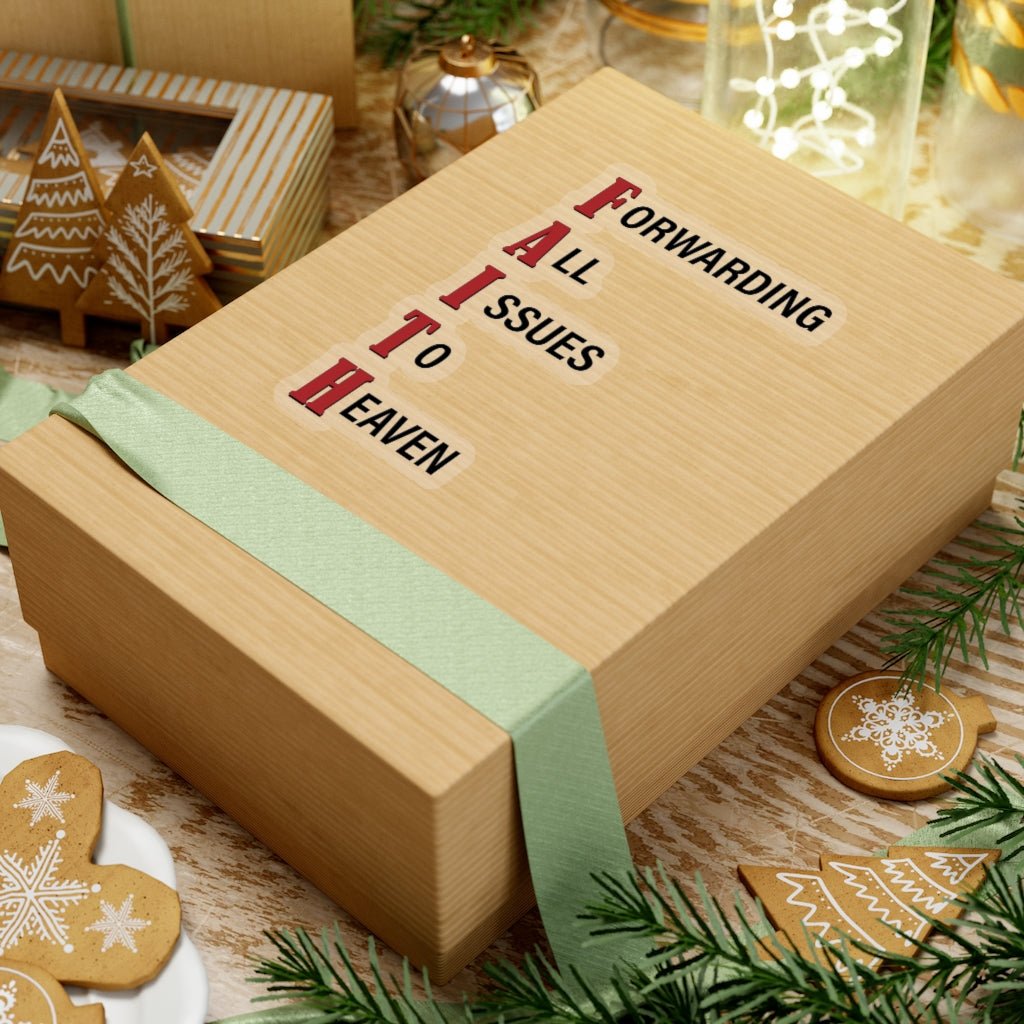 FAITH Kiss - Cut Stickers (4 sizes) - PatriotDepot.com