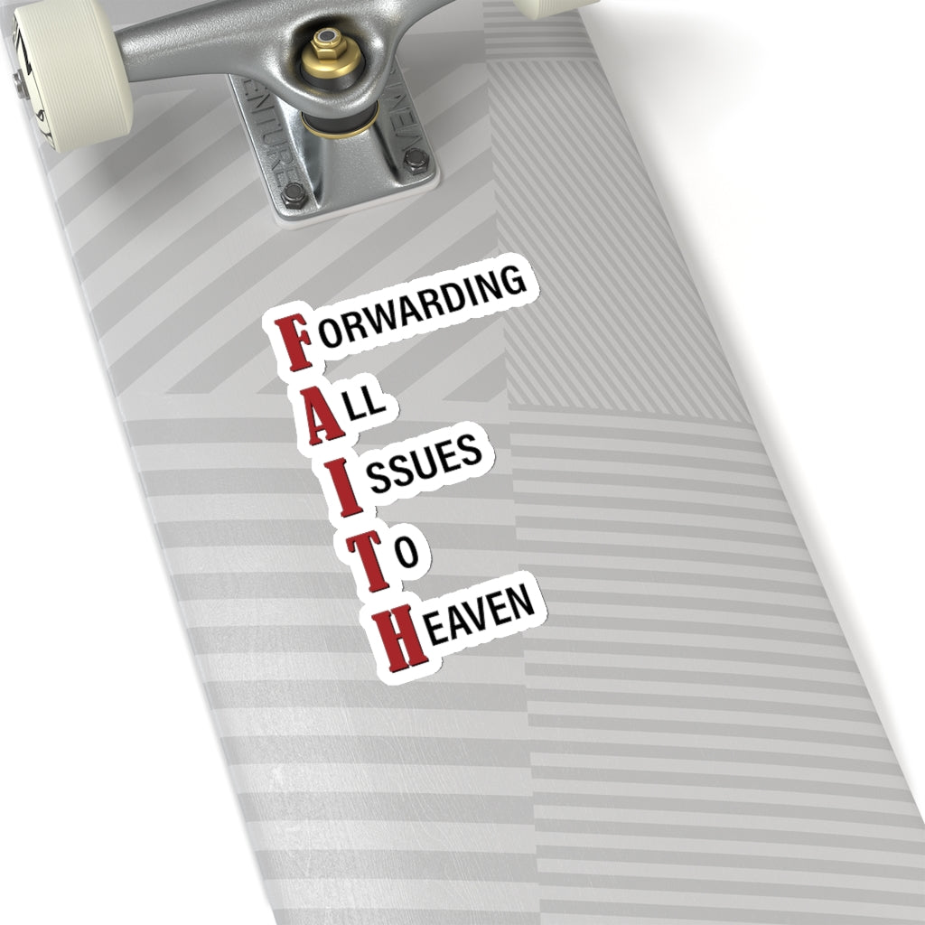 FAITH Kiss - Cut Stickers (4 sizes) - PatriotDepot.com