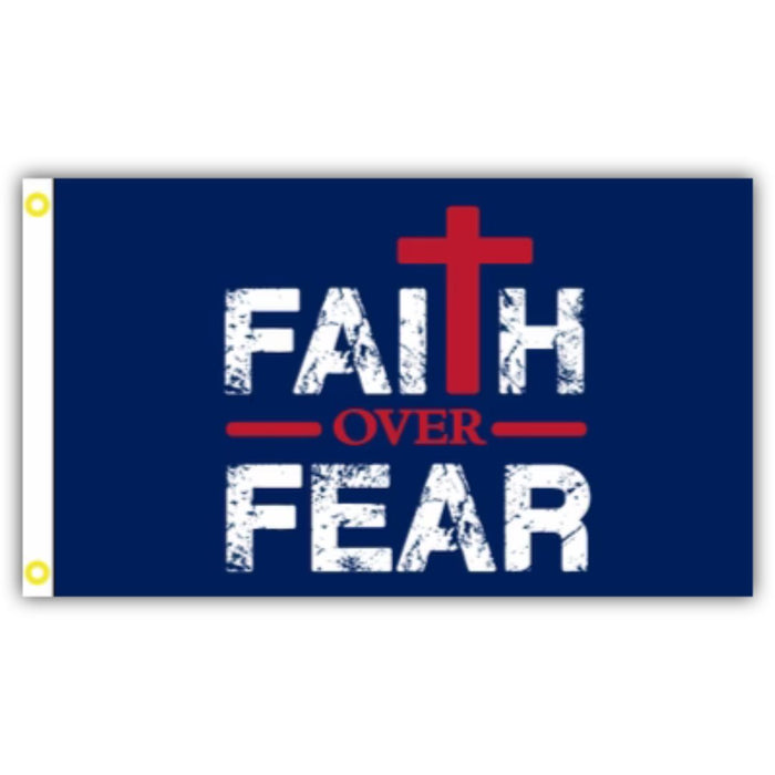 Faith Over Fear 3'x5' Flag