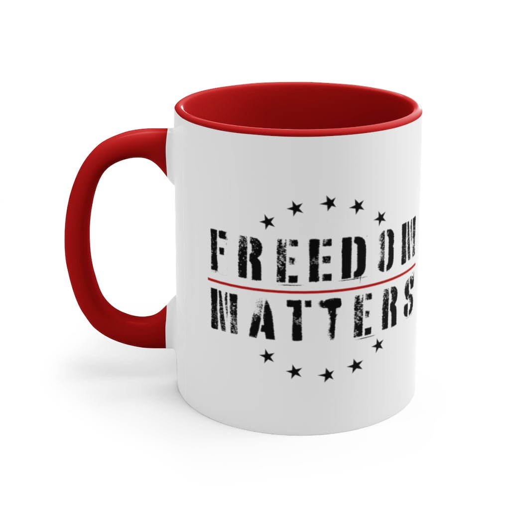 Freedom Matters Mug (3 colors, 2 sizes) - PatriotDepot.com