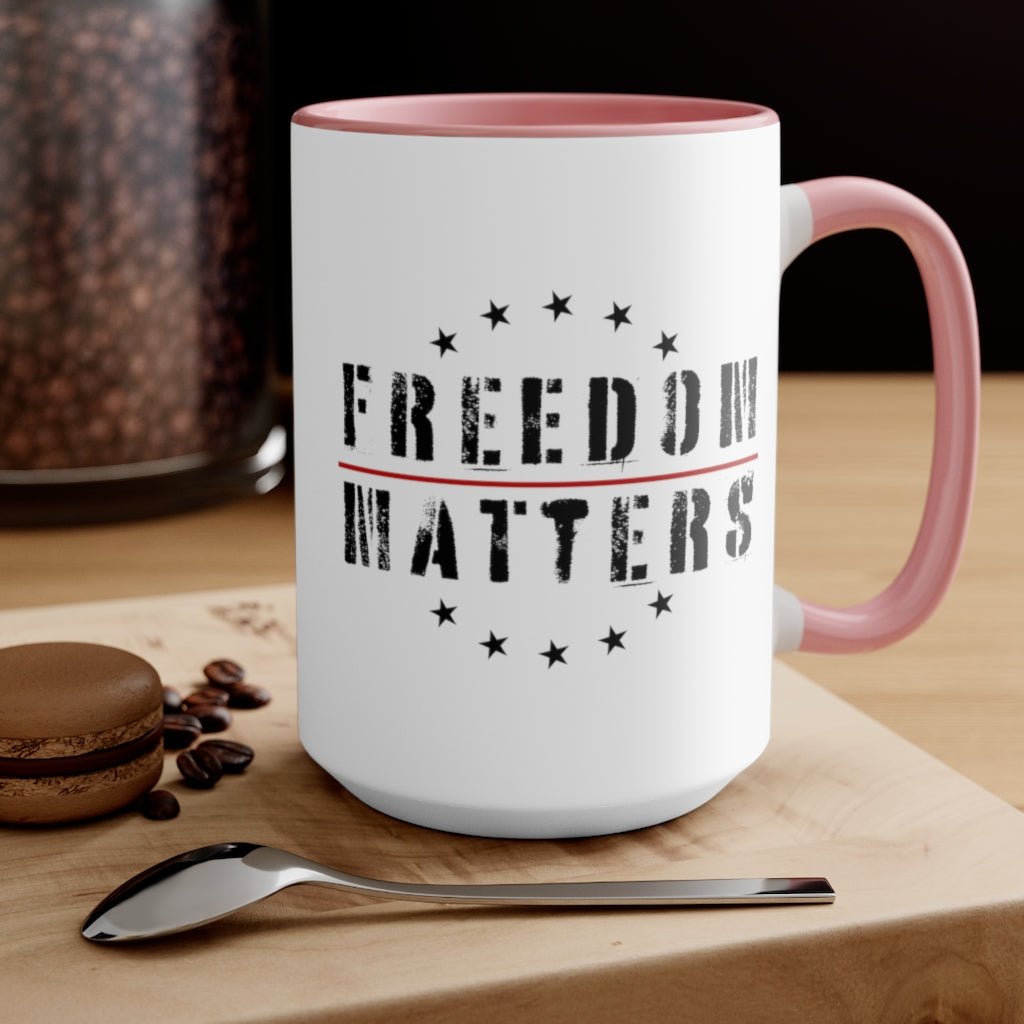 Freedom Matters Mug (3 colors, 2 sizes) - PatriotDepot.com