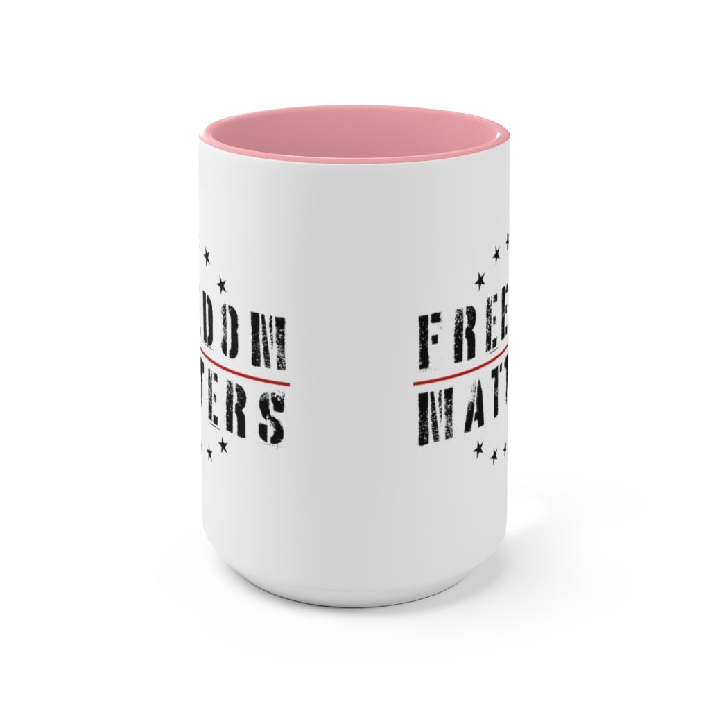 Freedom Matters Mug (3 colors, 2 sizes) - PatriotDepot.com