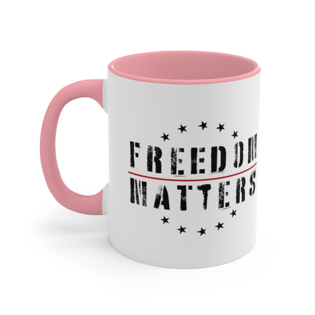 Freedom Matters Mug (3 colors, 2 sizes) - PatriotDepot.com
