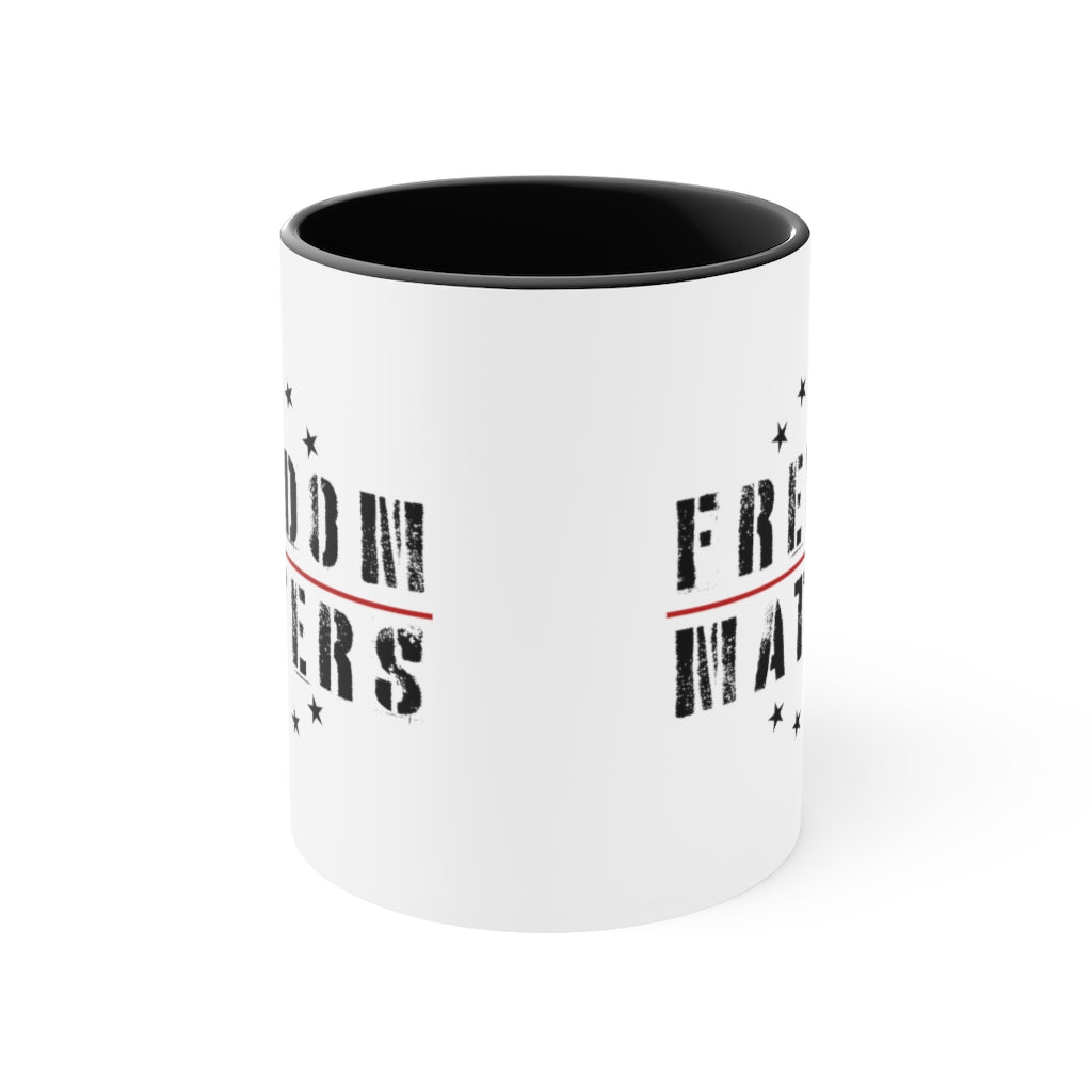 Freedom Matters Mug (3 colors, 2 sizes) - PatriotDepot.com