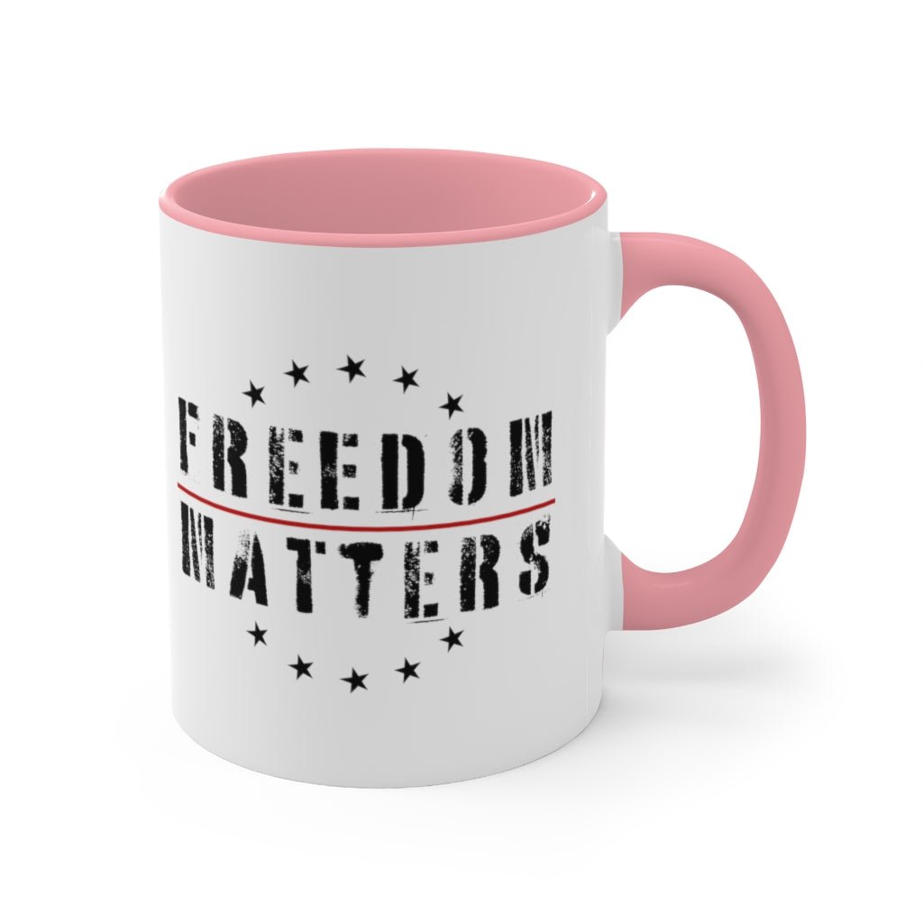 Freedom Matters Mug (3 colors, 2 sizes) - PatriotDepot.com