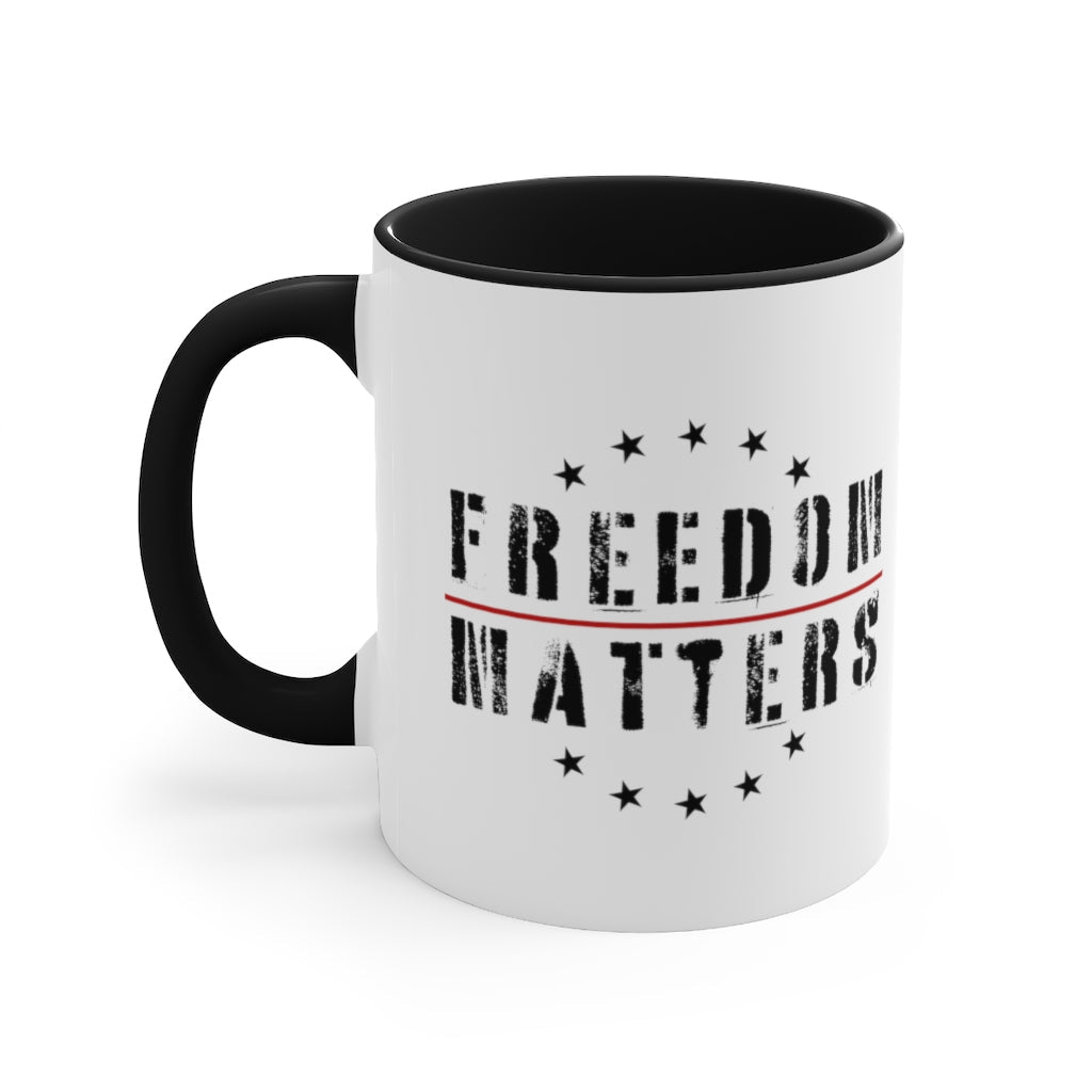 Freedom Matters Mug (3 colors, 2 sizes) - PatriotDepot.com