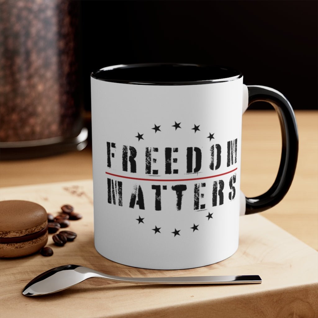 Freedom Matters Mug (3 colors, 2 sizes) - PatriotDepot.com