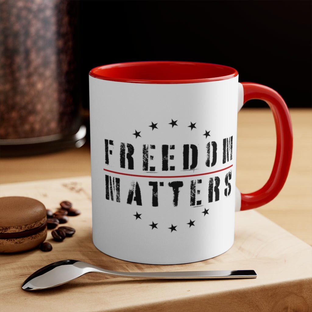 Freedom Matters Mug (3 colors, 2 sizes) - PatriotDepot.com