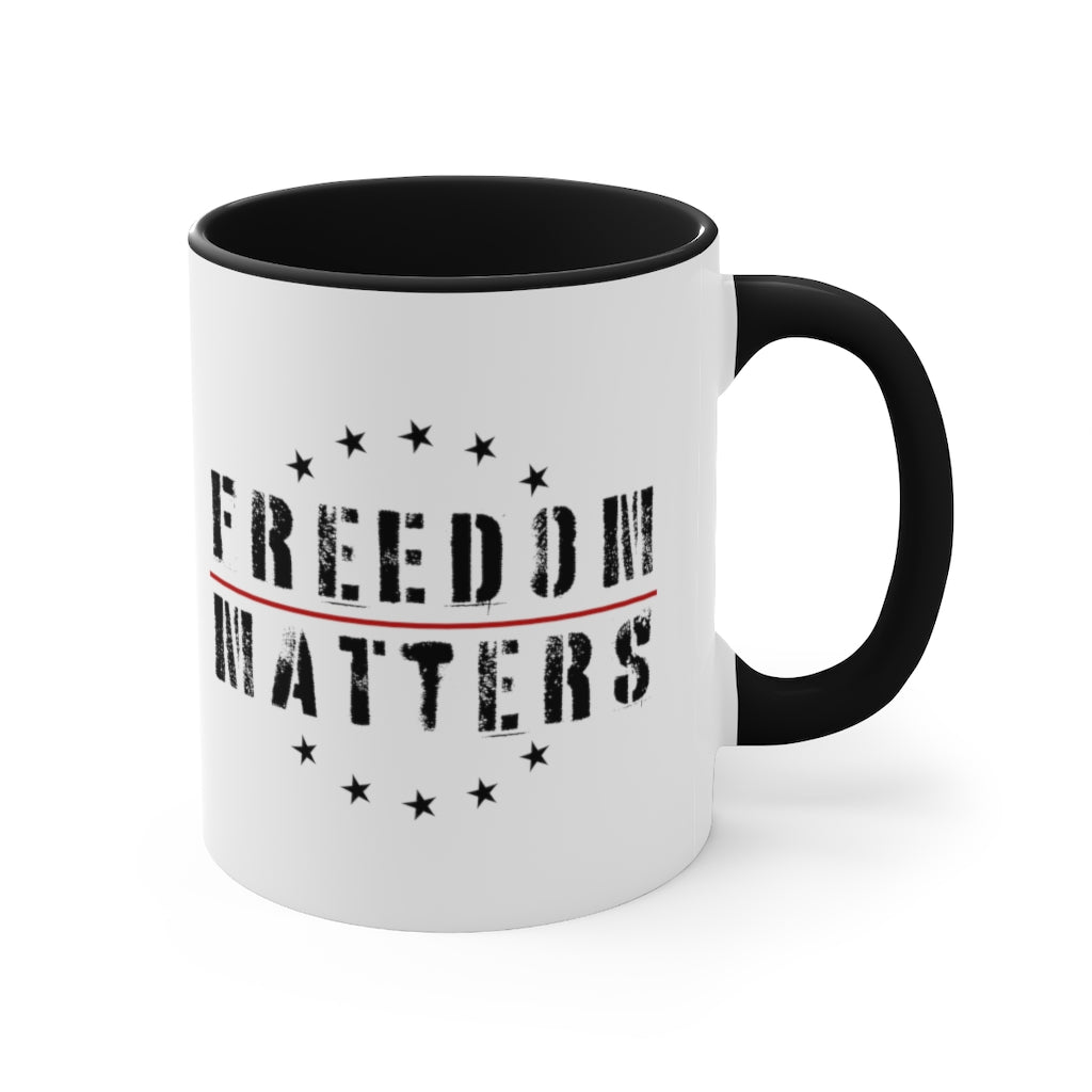Freedom Matters Mug (3 colors, 2 sizes) - PatriotDepot.com