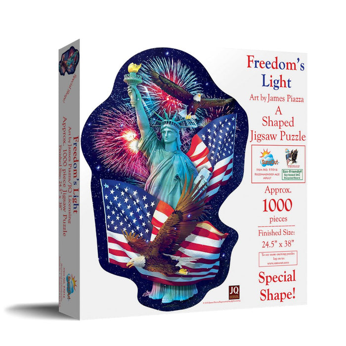 Freedom's Light 1000 Piece Shaped Puzzle