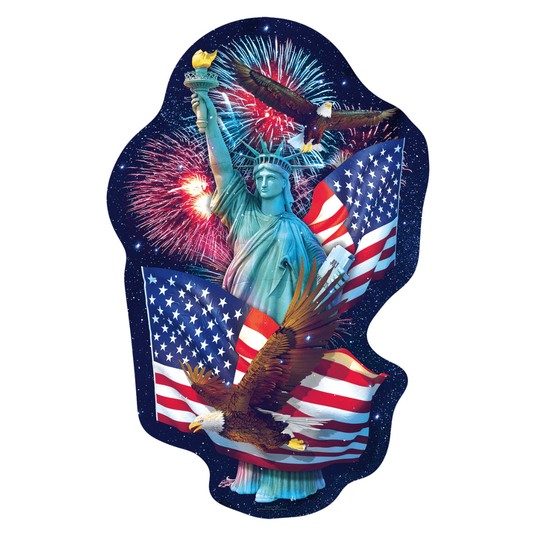 Freedom's Light 1000 Piece Shaped Puzzle - PatriotDepot.com