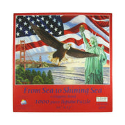 From Sea to Shining Sea 1000 Piece Puzzle (Made in the USA) - PatriotDepot.com