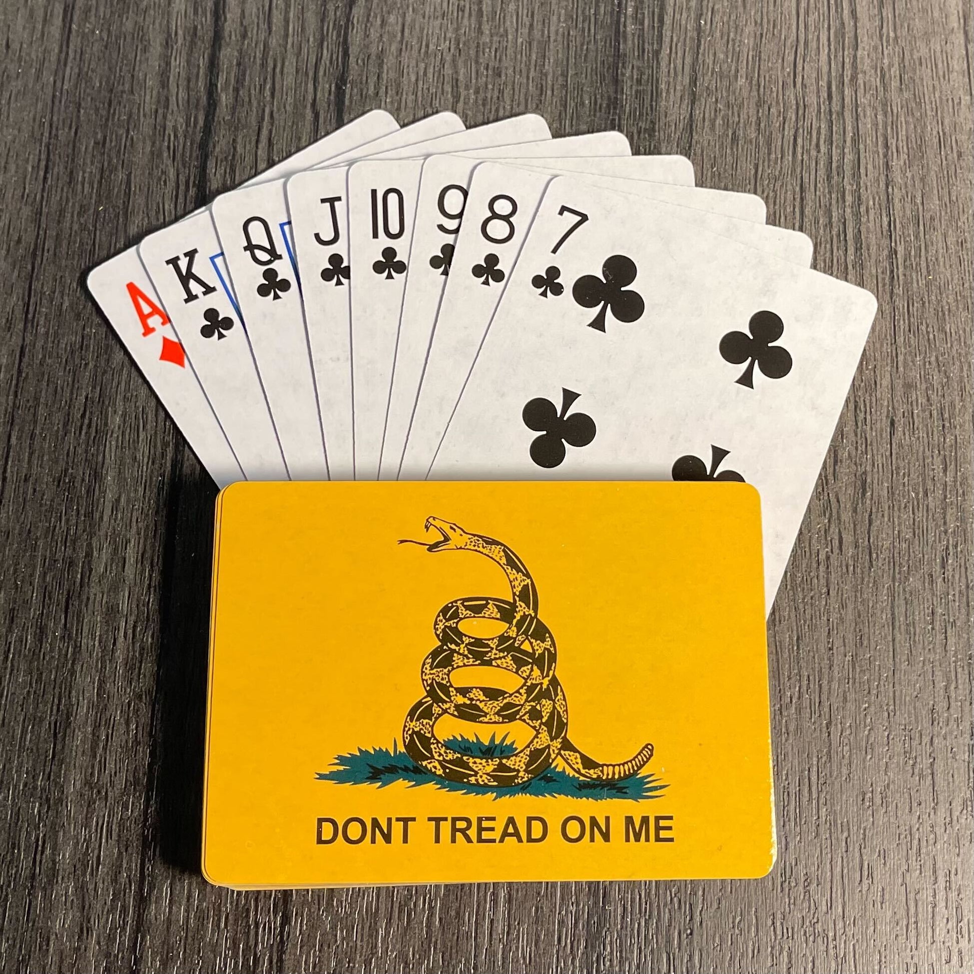 Gadsden Don't Tread on Me Playing Cards - PatriotDepot.com
