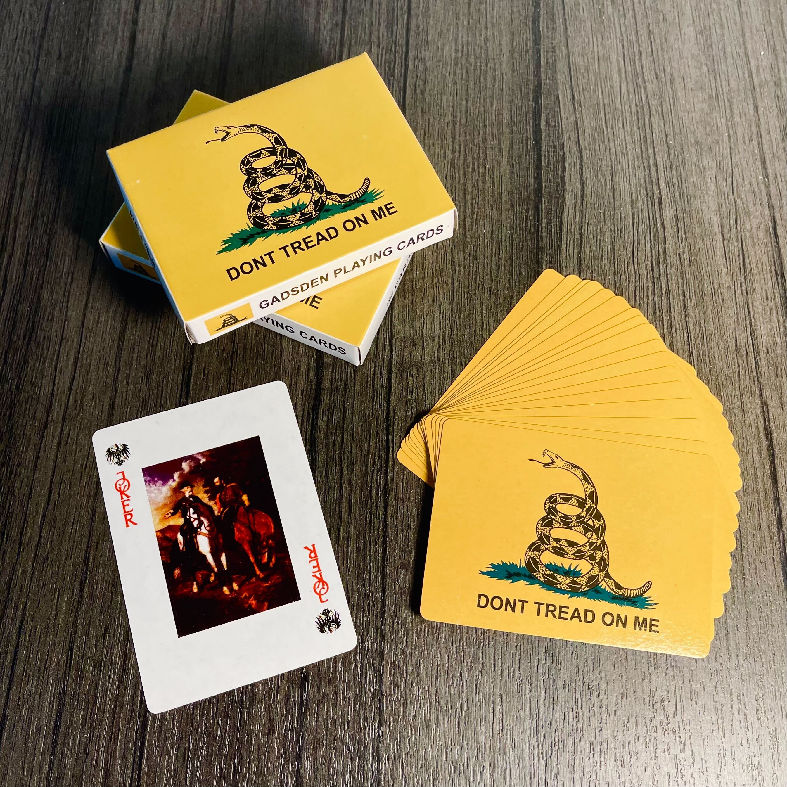 Gadsden Don't Tread on Me Playing Cards - PatriotDepot.com
