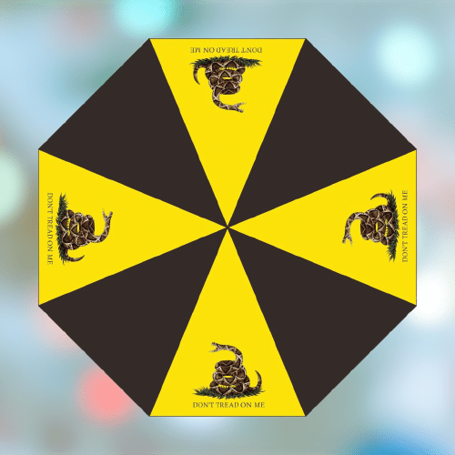 Gadsden Live Snake Design Umbrella - PatriotDepot.com