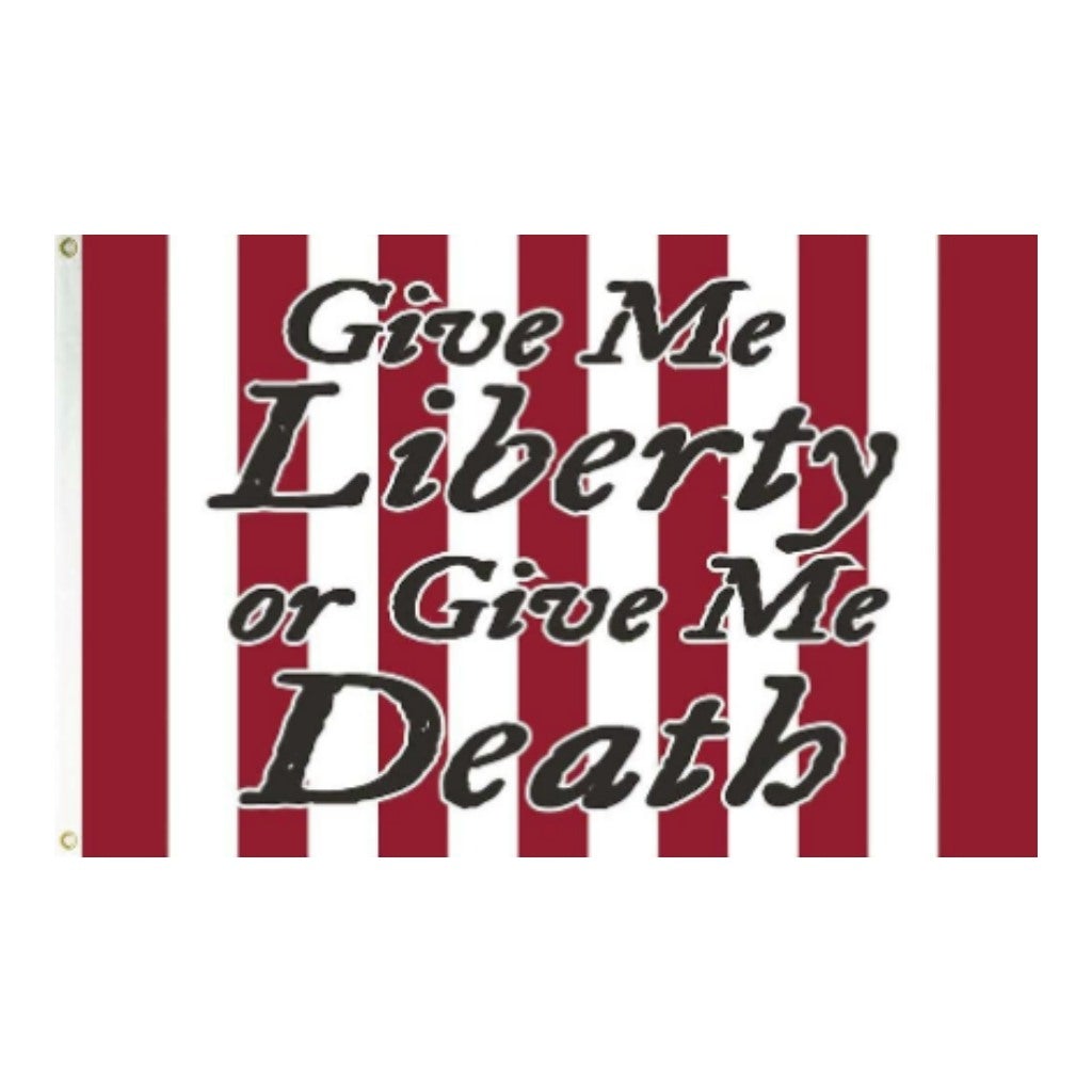Give Me Liberty or Give Me Death 3'x5' Flag - PatriotDepot.com