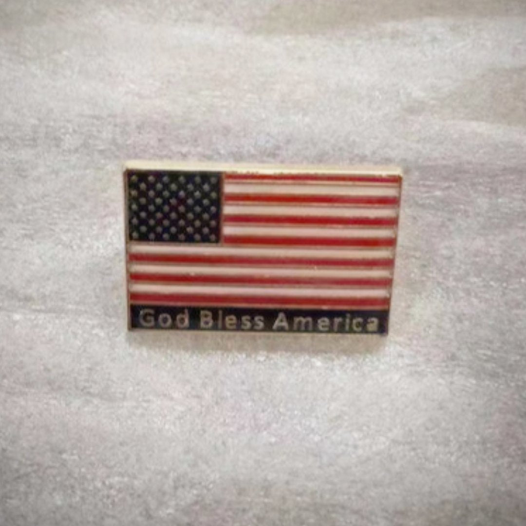 God Bless America Lapel Pin - PatriotDepot.com