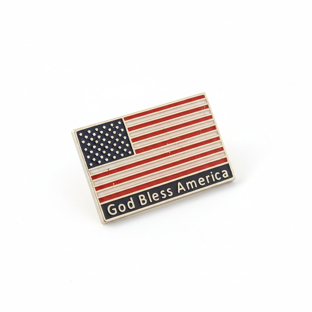 God Bless America Lapel Pin - PatriotDepot.com