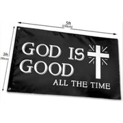 God is Good All the Time 3'x5' Flag - PatriotDepot.com