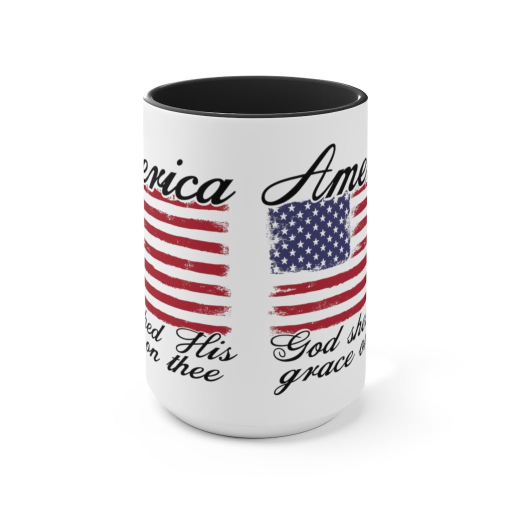 God Shed His Grace Mug (2 sizes, 2 colors) - PatriotDepot.com
