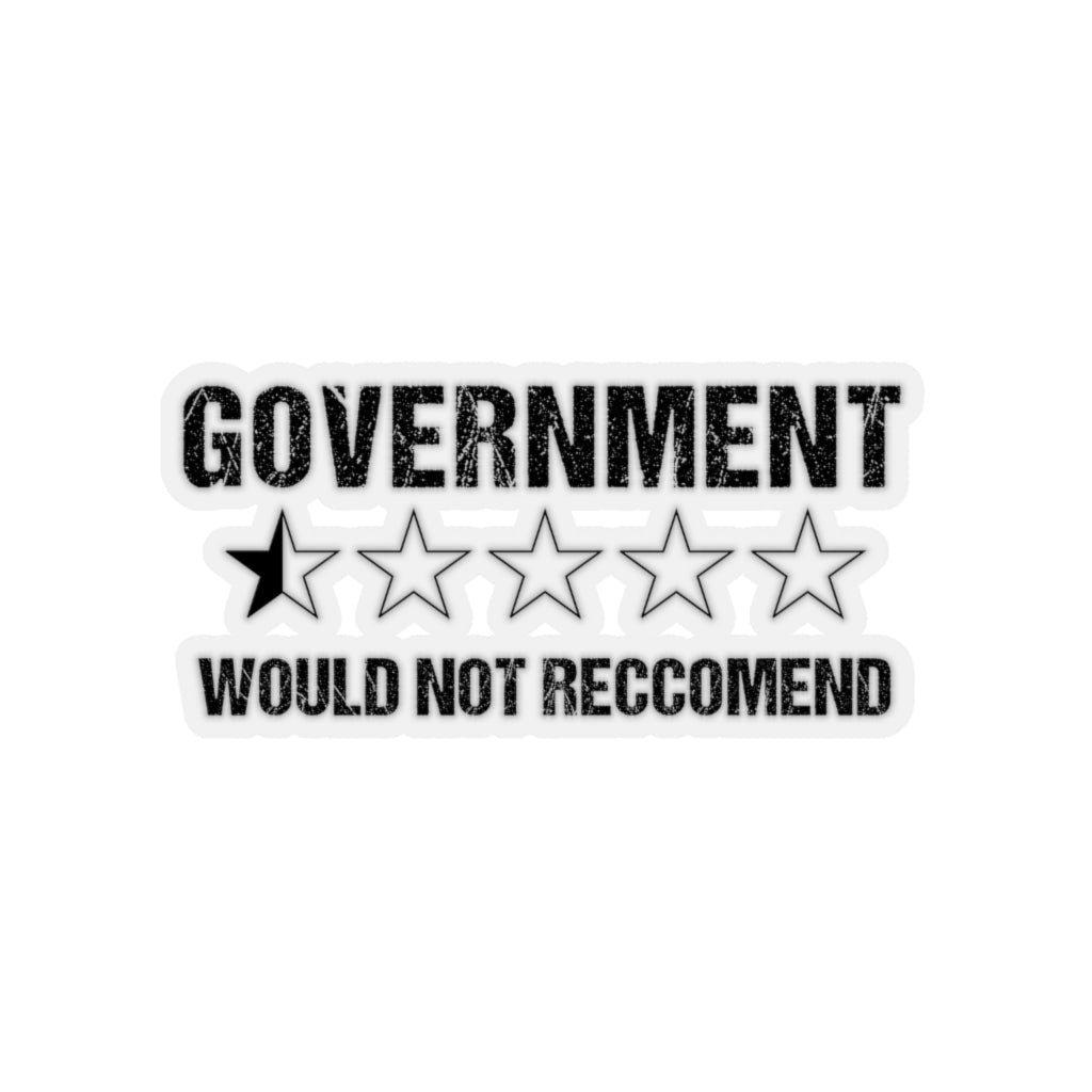 Government Rating Kiss - Cut Stickers (4 sizes) - PatriotDepot.com