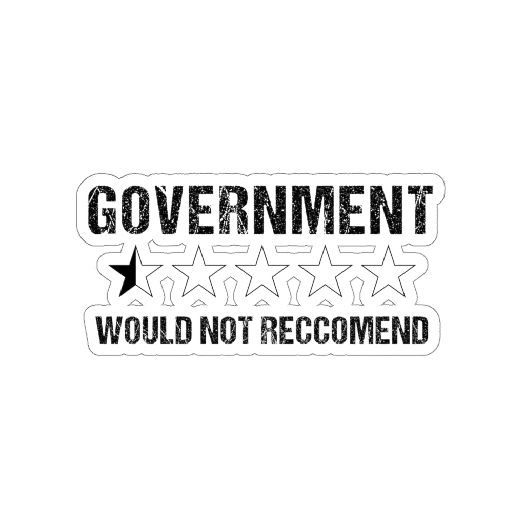 Government Rating Kiss - Cut Stickers (4 sizes) - PatriotDepot.com