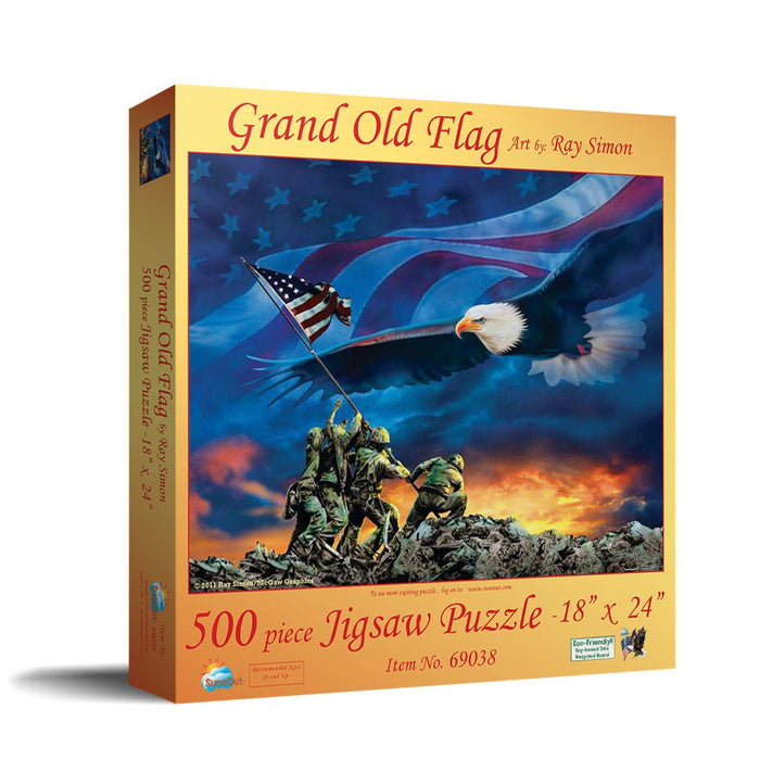 Grand Old Flag 500 Piece Puzzle (Made in the USA)