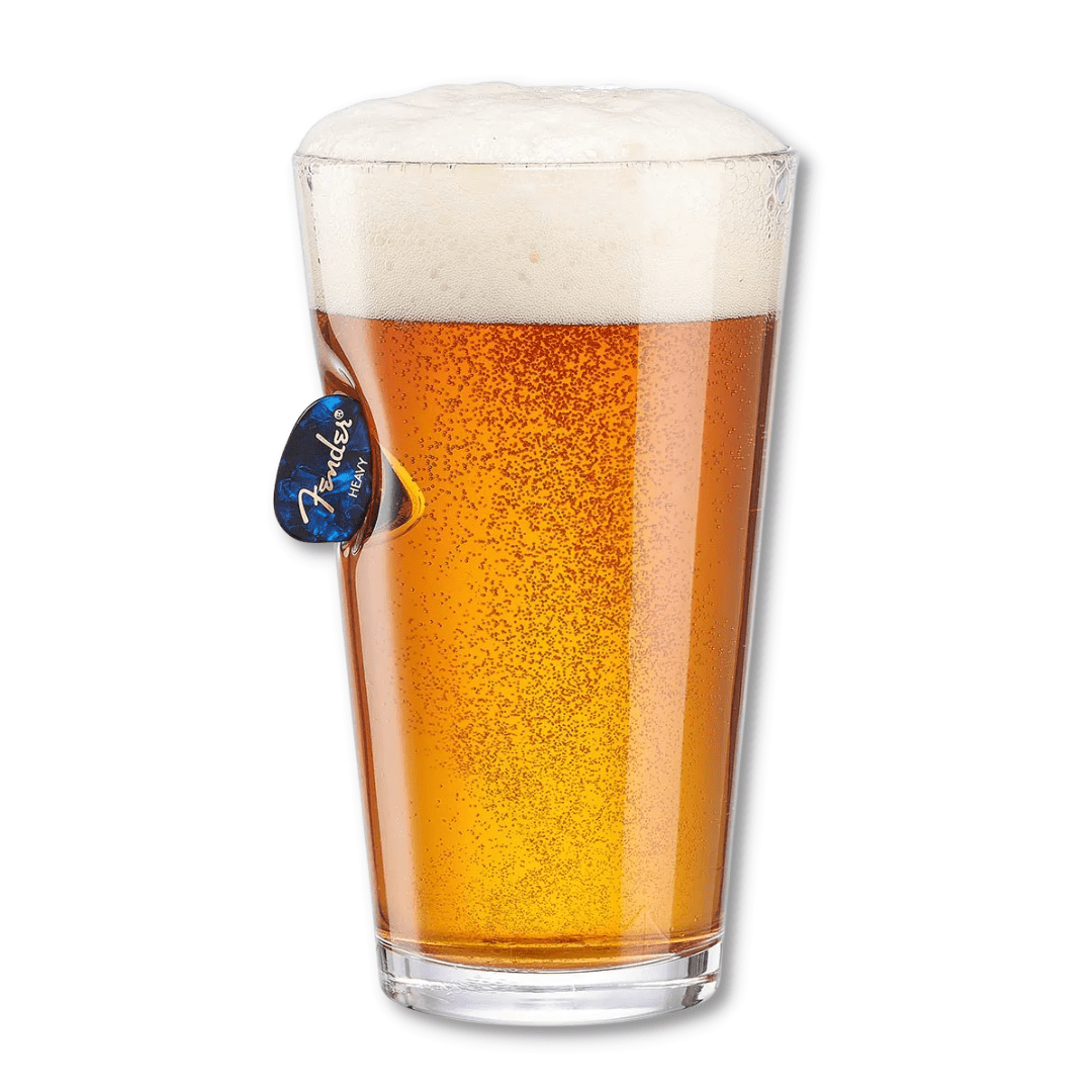 Guitar Pick Pint Glass (Made in the USA) - PatriotDepot.com
