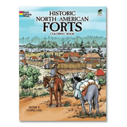Historic North American Forts Coloring Book - PatriotDepot.com