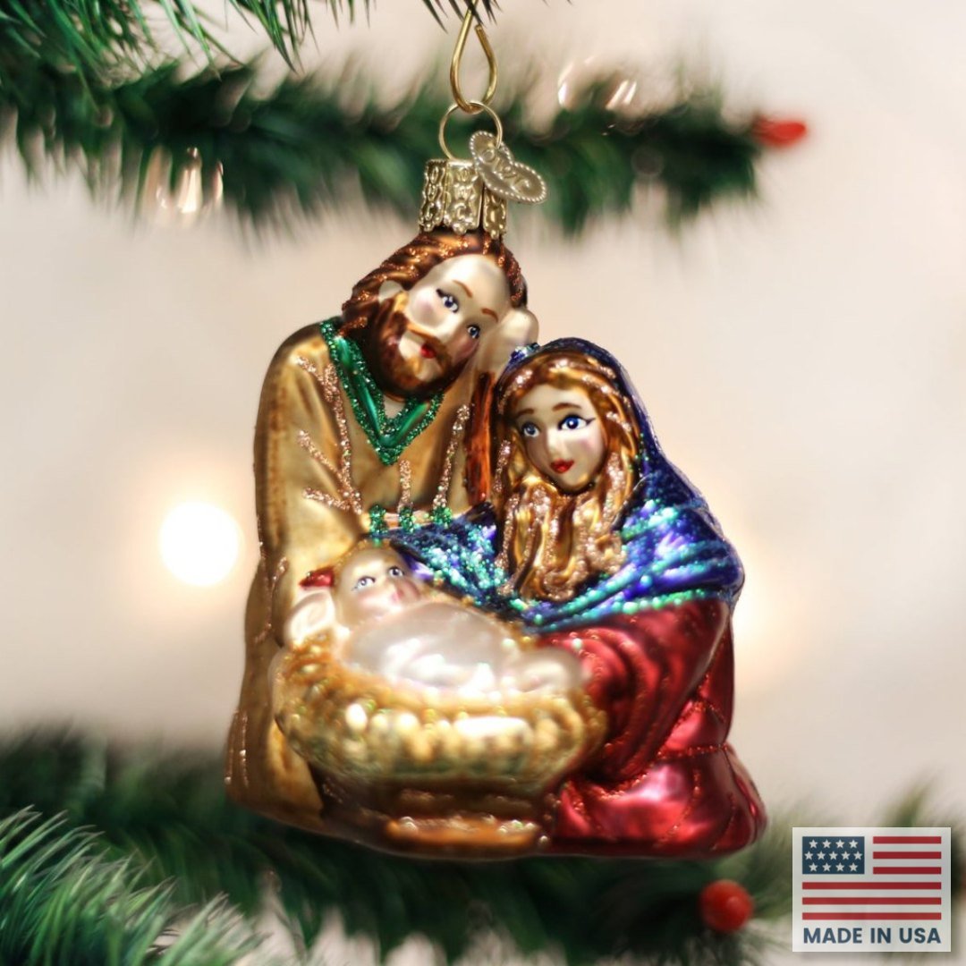 Holy Family Christmas Ornament - PatriotDepot.com